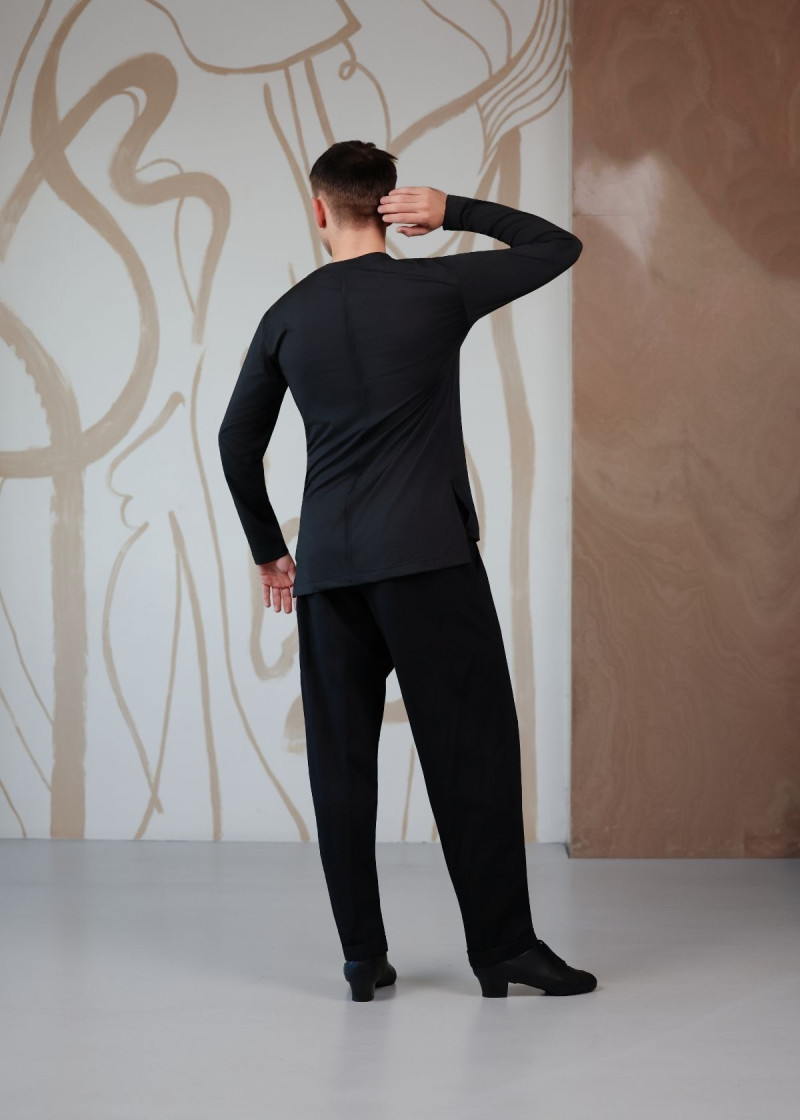 Лонгслів RICARDO мікрополіамід, чорний, L