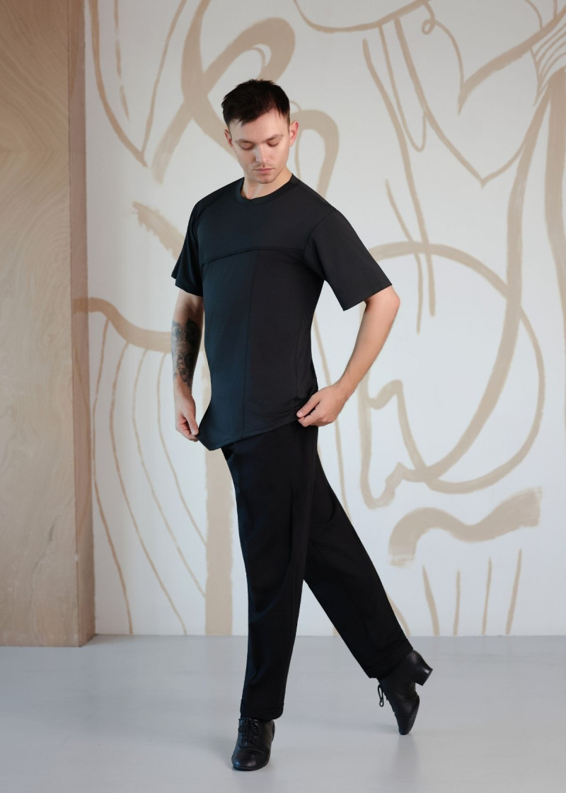 Футболка CORSAR, короткий рукав мікрополіамід, чорний, L