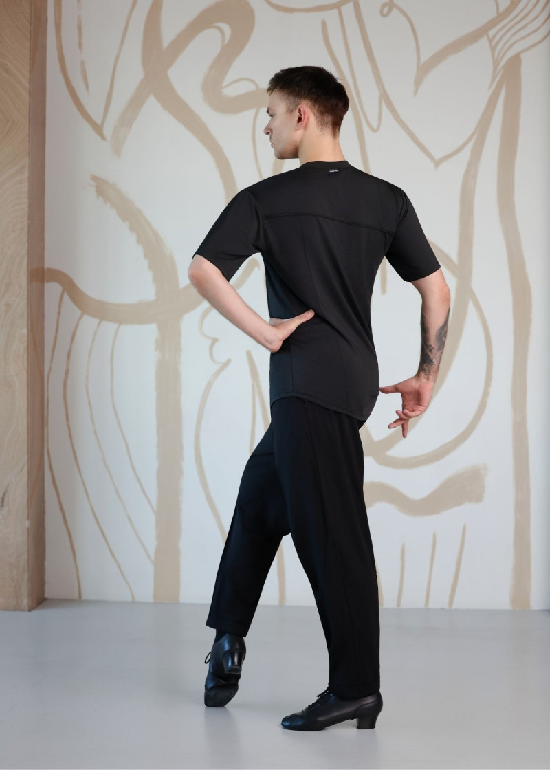 Футболка CORSAR, короткий рукав мікрополіамід, чорний, L