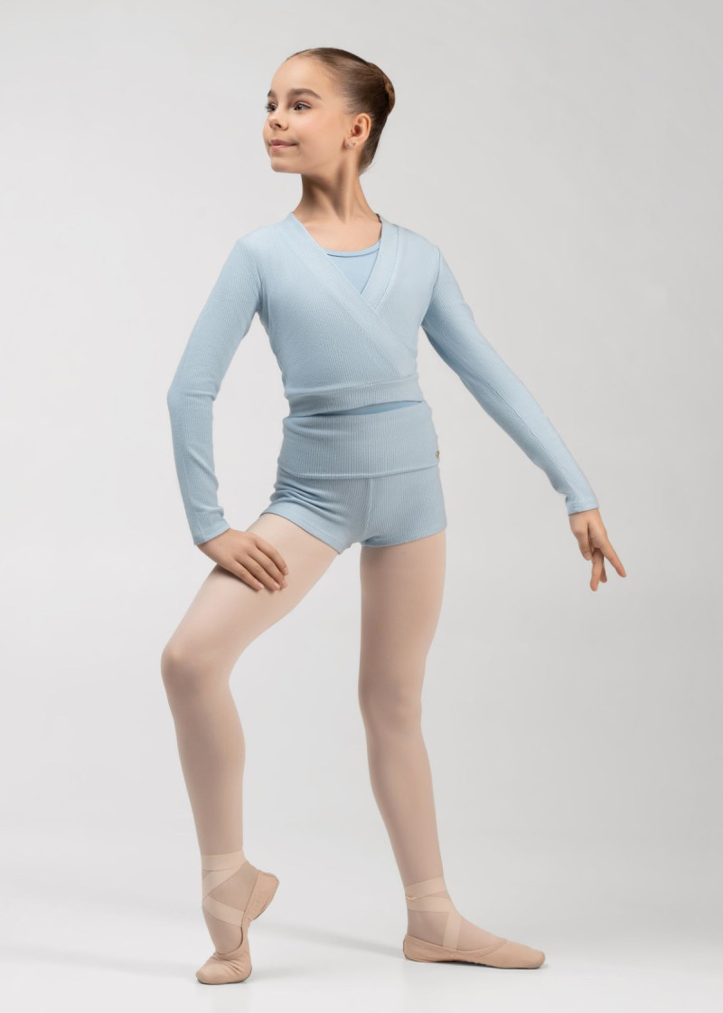 Кофта Grand Prix WILMA JUNIOR rayon rib knit, powder blue, 128-134см