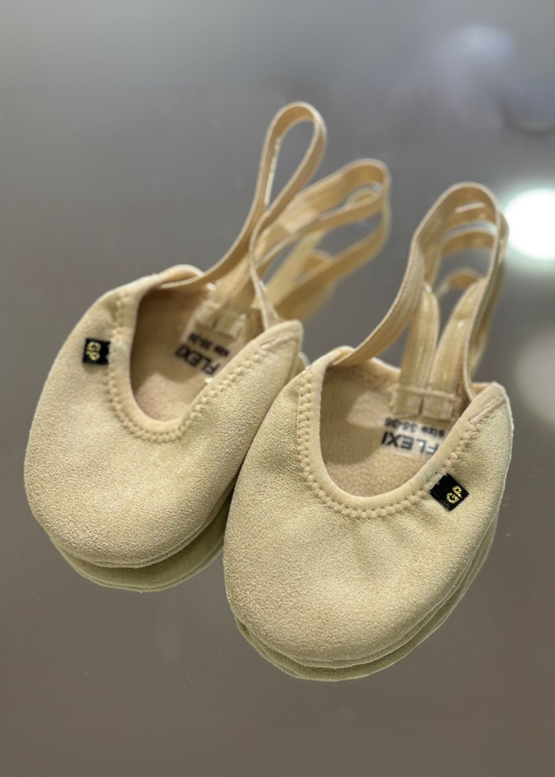 Напівчешки для гімнастики FLEXI мікрофібра, тілесний, 39-40