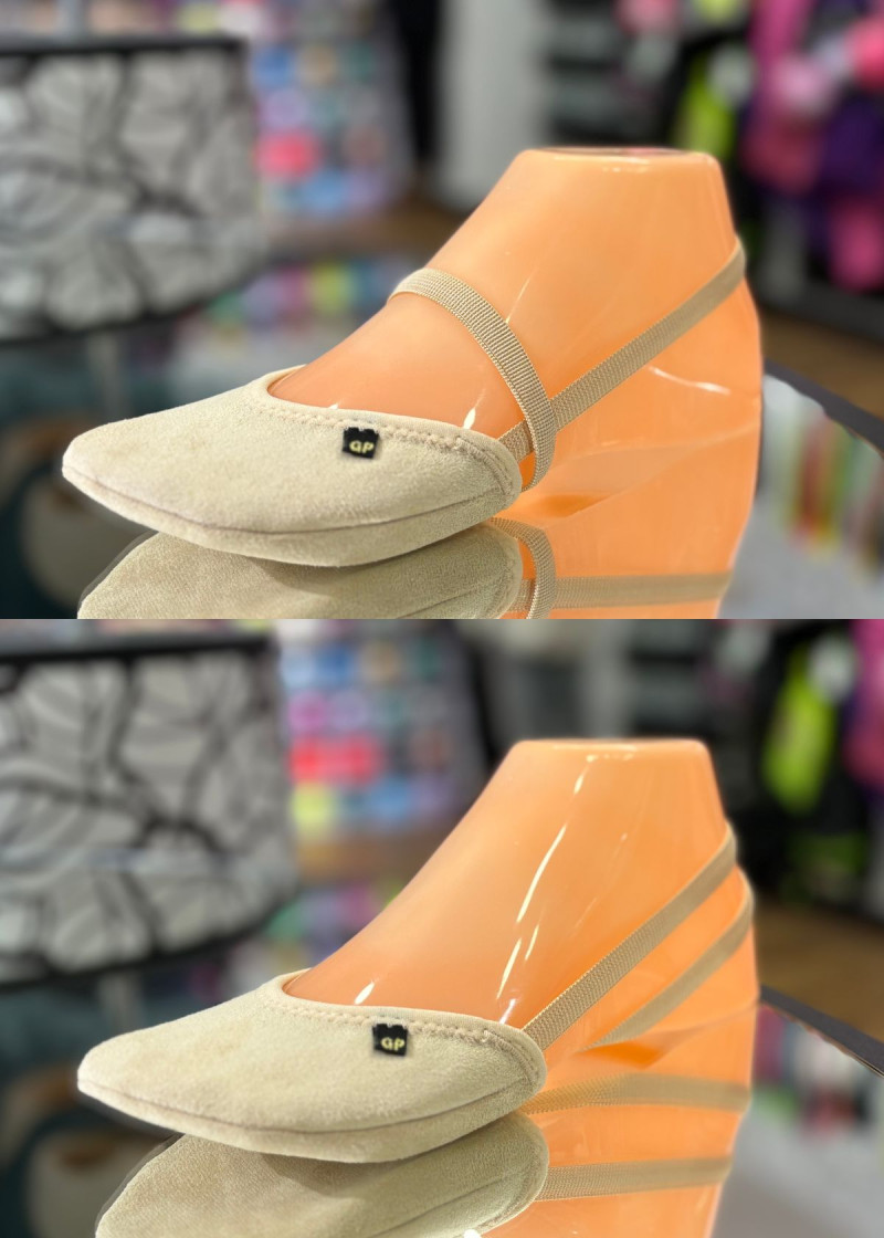Напівчешки для гімнастики FLEXI мікрофібра, тілесний, 39-40