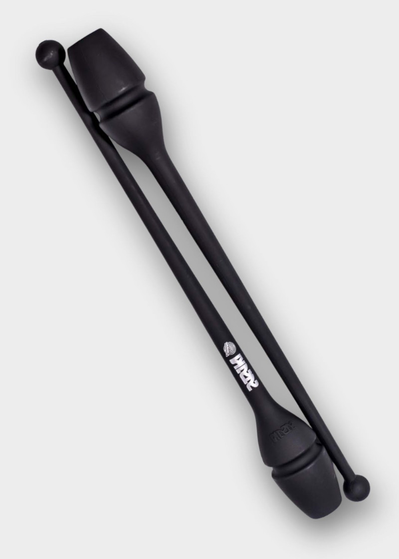 Булави для гімнастики SASAKI NEW FIG M-34H, 44cm гума, Black (B), 44cm, 150g