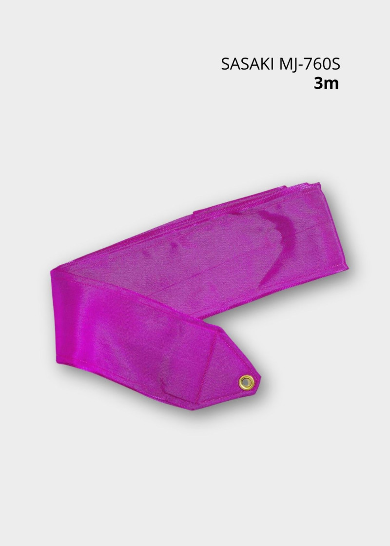 Лента MJ-760S сатин-шелк, Cherry-pink (CYP), 3m