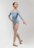 MINI MOVIES - К-к DANIELLE ДР, кокетка микрополиамид+сетка флок, powder blue, 122см