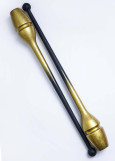 Булавы M-34JKGH NEW FIG резина, Black x Gold (BxGD), 40.5cm, 150g