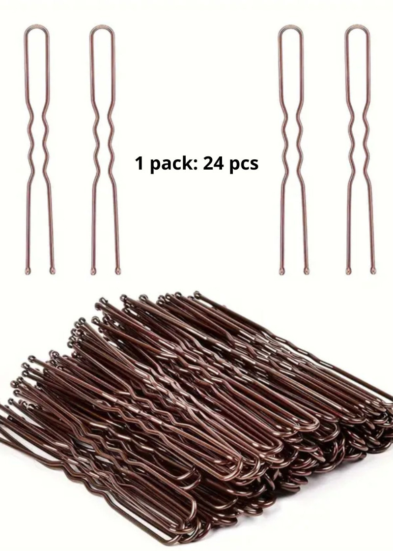 Комплект шпильок Grand Prix коричневий, 6 см