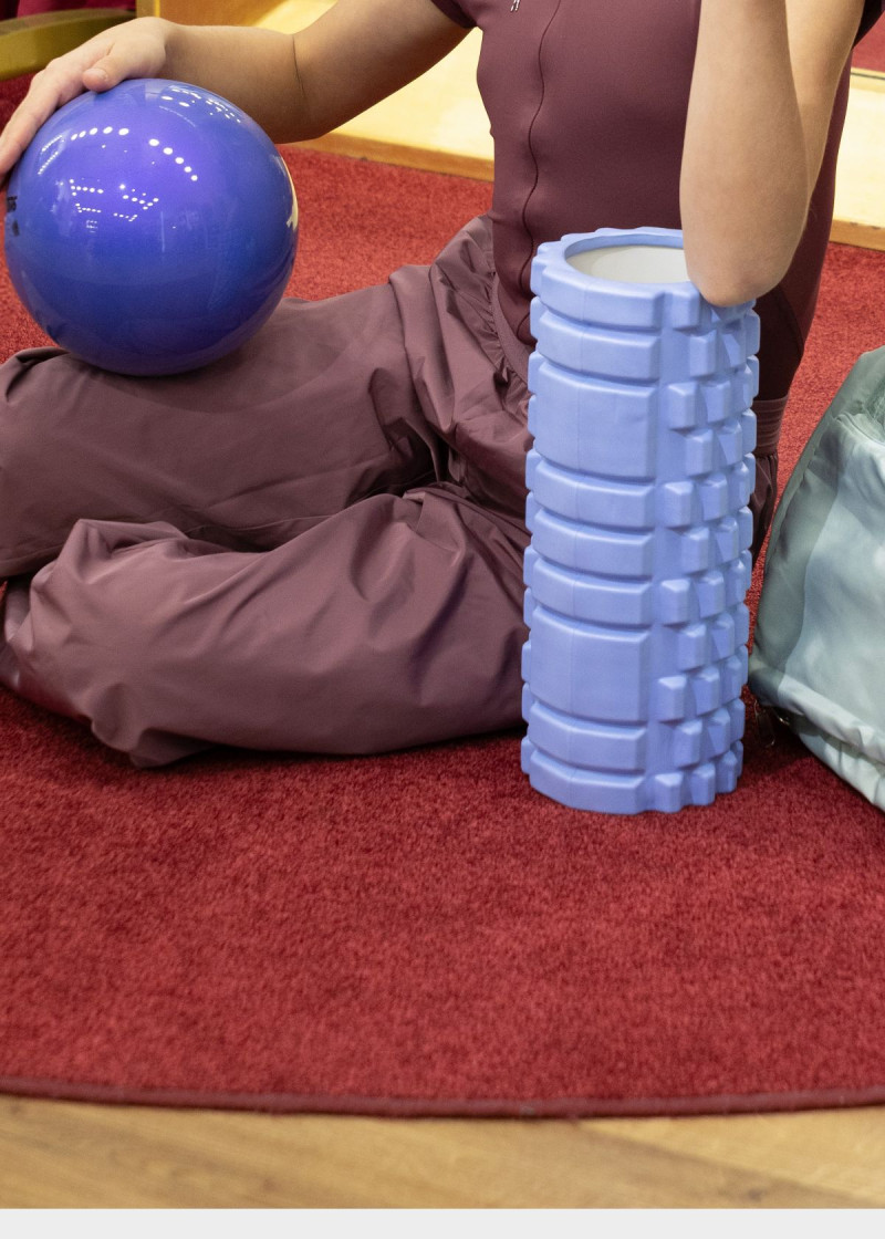 Масажний ролик Grand Prix блакитний