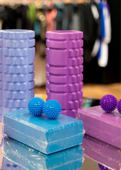 Блок для йоги Grand Prix блакитний