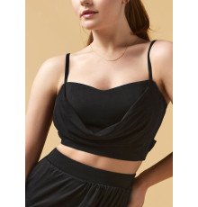 Топ MELANY мікрополіамід+сітка, чорний, M