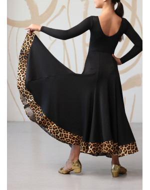 Спідниця для стандарту RUTH мікрополіамід, чорний, 146см