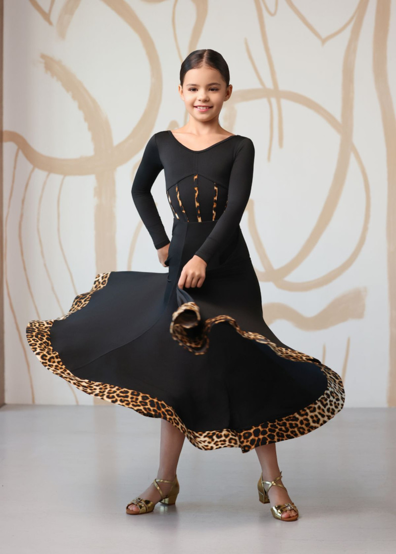 Спідниця для стандарту RUTH мікрополіамід, чорний, 146см