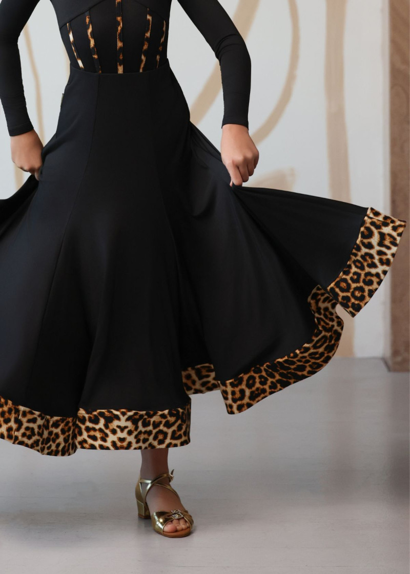 Спідниця для стандарту RUTH мікрополіамід, чорний, 146см