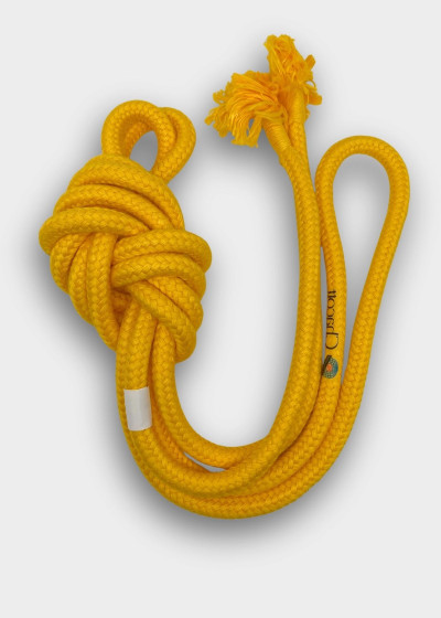 Скакалка для гімнастики Junior 65308 нейлон, Lemon Yellow (062), 2.5m