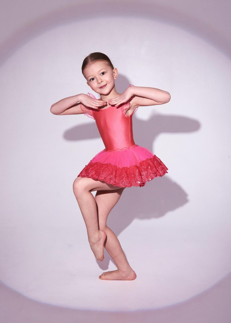 FAIRY TALE - К-к КР крылышко,п/пачка, декор TIANA лайкра+тюль, розовый шелк, 110см