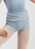 Шорти розігрівочні MILLIE JUNIOR з отворотом rayon rib knit, powder blue, 134см