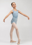 Шорти розігрівочні MILLIE JUNIOR з отворотом rayon rib knit, powder blue, 134см