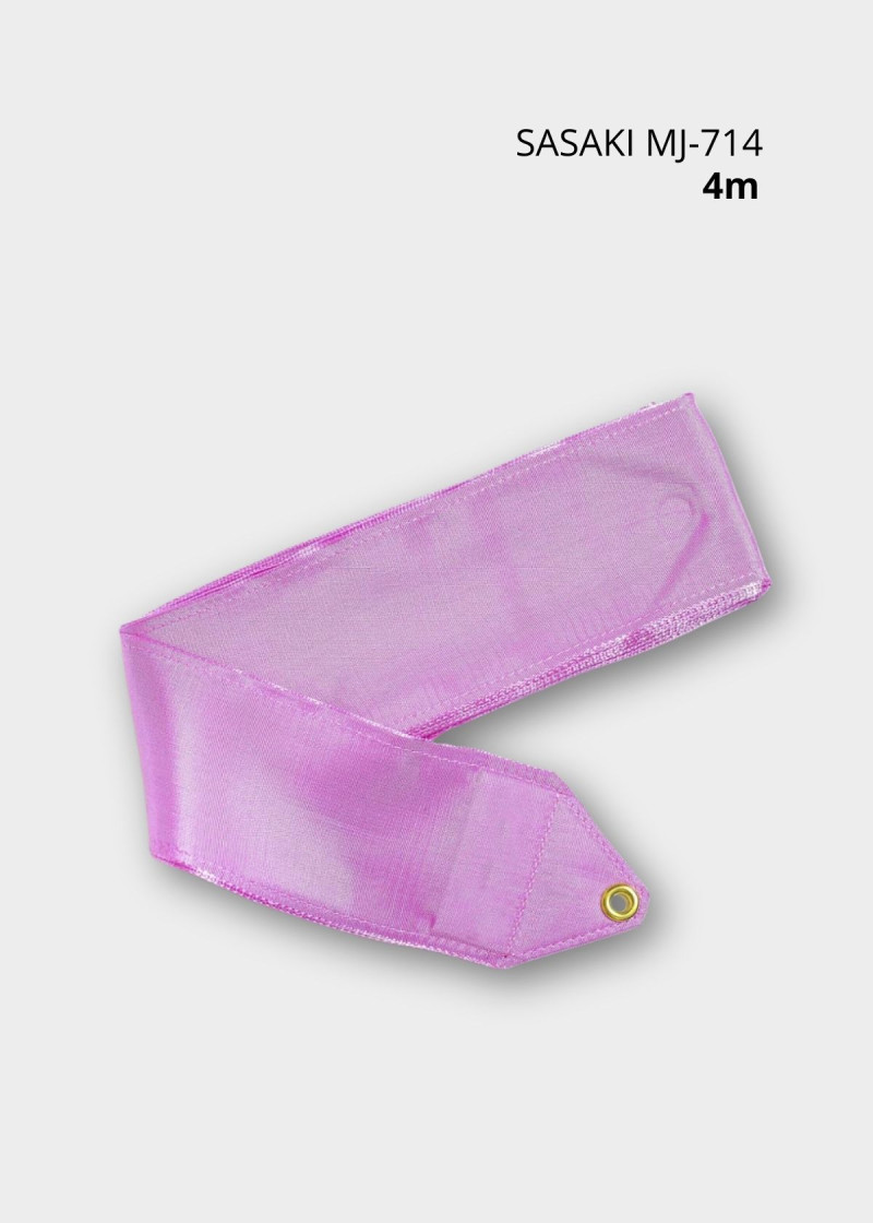 Лента MJ-714 сатин-шелк, Pink (P), 4m