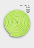 Скакалка MJ-240 полиэстер, Green (G), 2,5cm