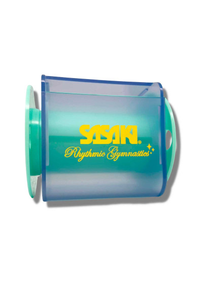Барабан для ленты AC-61 пластик, MintGreen × FluoYellow (MIG×KEY)