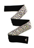 Пояс Grand Prix Jill мікрополіамід, чорний, Crystal AB, XL-XXL
