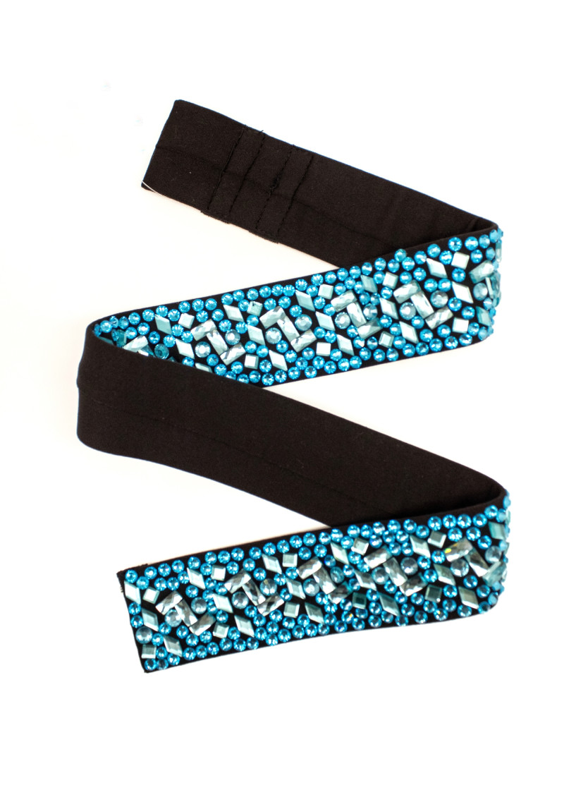 Пояс Grand Prix Jill мікрополіамід, чорний, Peacock, M-L