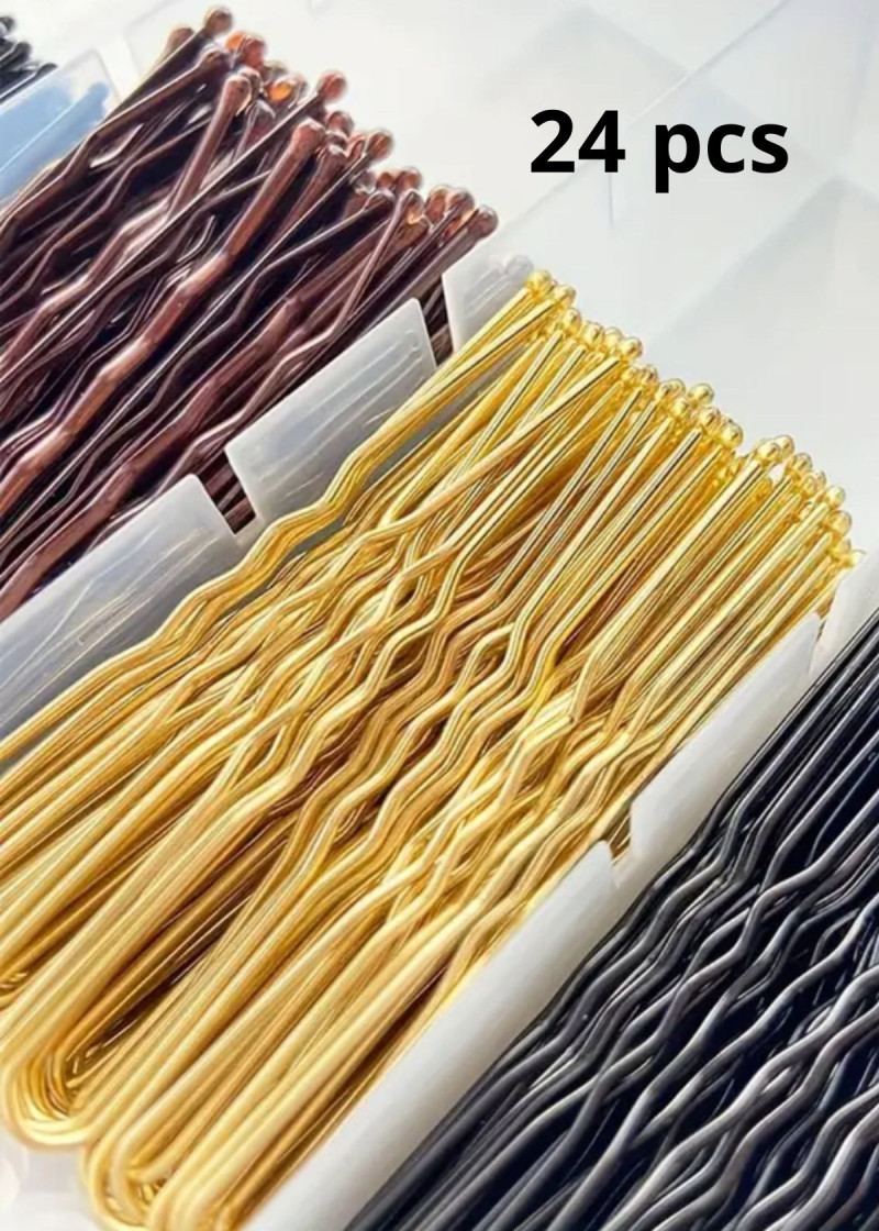 Комплект шпильок Grand Prix чорний, 6 см