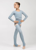 Кофта WILMA BALANCE разогревочная на запах Grand Prix 42%акрил, 30%полиэстер, 28%нейлон, powder blue, 152-158см