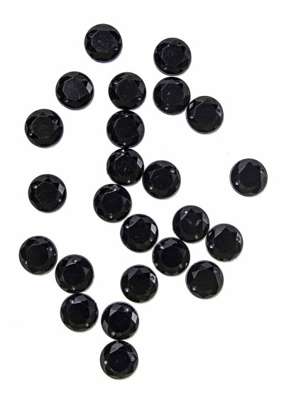 Стрази пришивні акрилові Elizabeth ROUND 10 Jet
