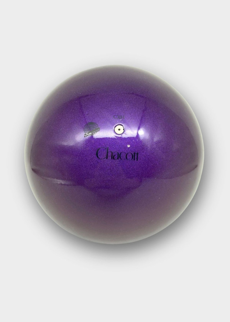 М'яч для гімнастики Glossy Chacott, 18.5 cm гума, Purple (777), 18.5cm