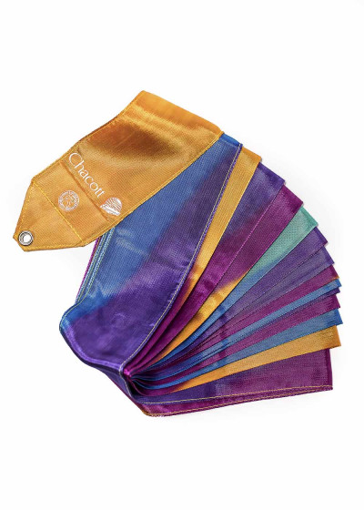 Стрічка для гімнастики CHACOTT GRADATION, 5m штучний шовк, Burnt Orange (286), 5m