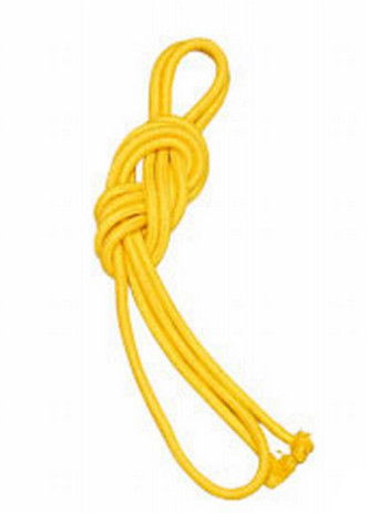 Скакалка Gym Rope (Hemp) конопля, Lemon Yellow (062), 3m
