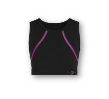 Топ майка MARSELLA нейлон, black+galaxy, 134см