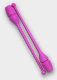 Булави для гімнастики SASAKI MJ-38H, 36 cm гума, FreshPink (FRP), 36cm, 100g