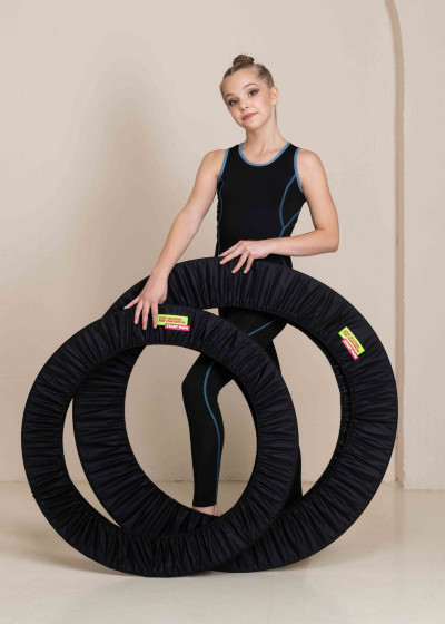 Чохол для обруча відкритий 100%поліестер, салатовий, M-L