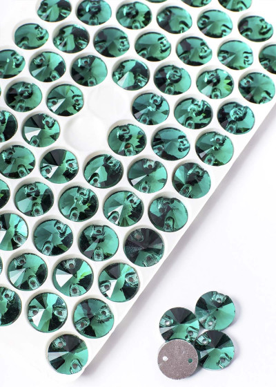 Стрази пришивні Elizabeth RIVOLI 10 Blue Zircon