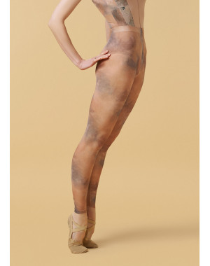 Лосини для танців з сітки Grand Prix NILA OCEAN сітка, corall almond, XS