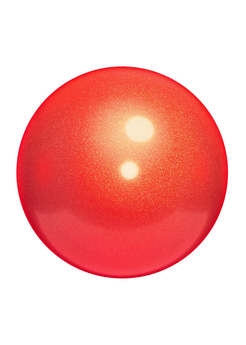 М'яч для гімнастики CHACOTT, SHINY 18.5см гума, Coral (650), 18.5cm