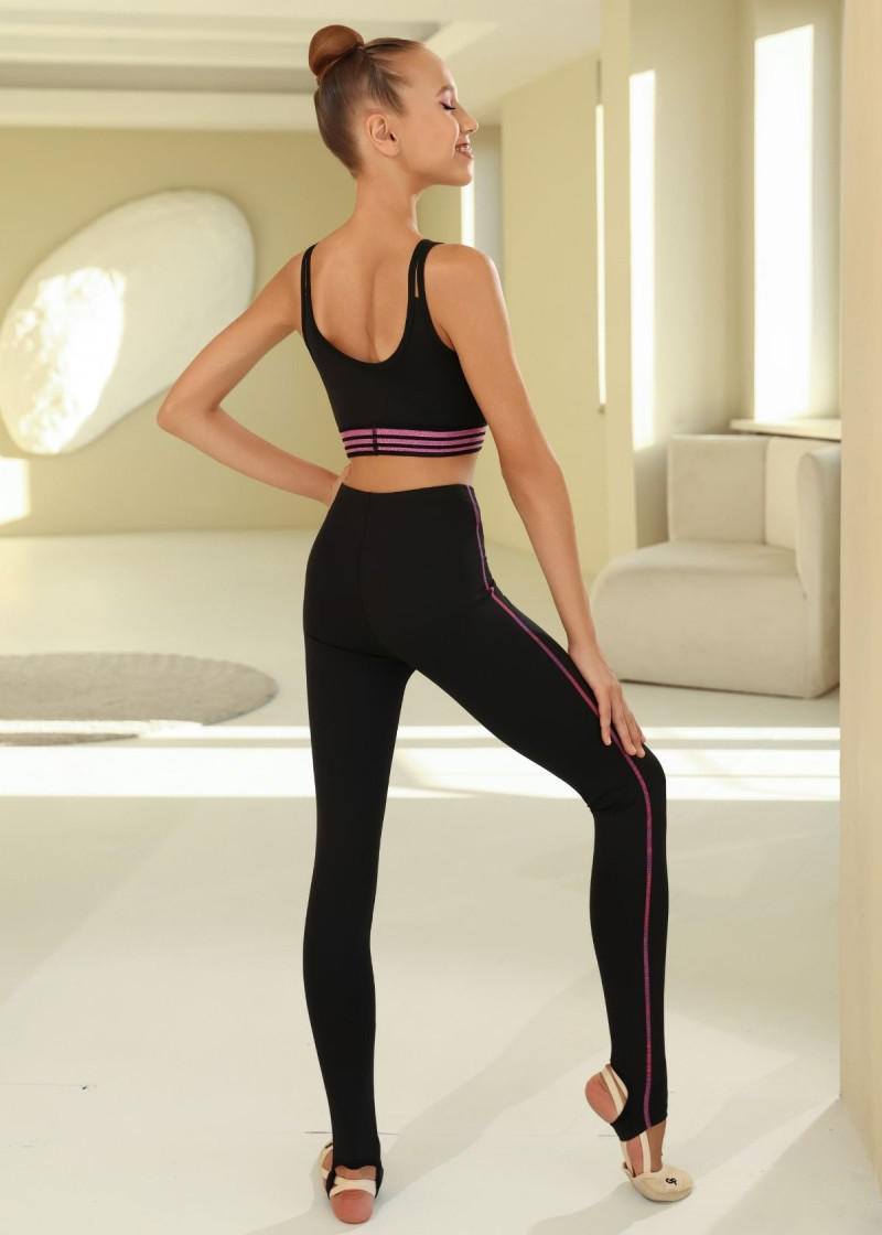 Лосини NELLY нейлон, black+galaxy, 116см