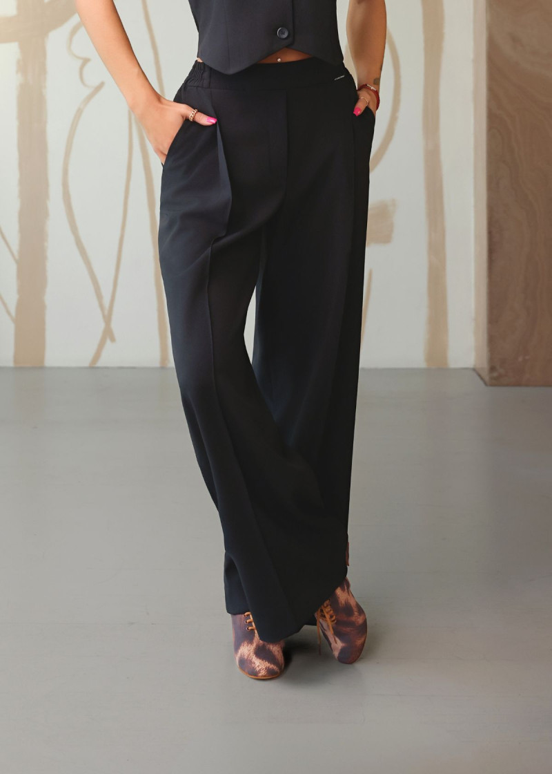 MA CHERIE - Брюки СТ NADA прямые габардин, черный, XS