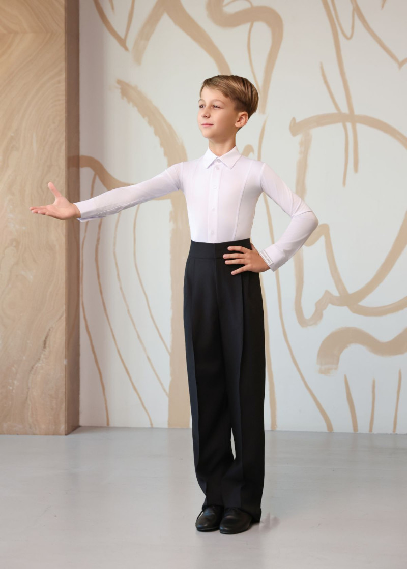 Сорочка BRYAN, на ґудзиках 90%поліамід, 10%еластан, білий, 128см