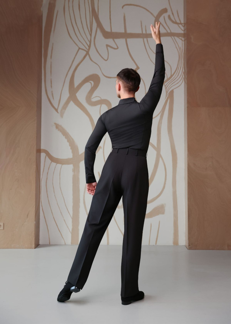 Сорочка HANS, на блискавці 90%поліамід, 10%еластан, чорний, 158см