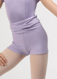 Шорти розігрівочні MILLIE JUNIOR з отворотом rayon rib knit, lilac, 134см