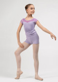 Шорти розігрівочні MILLIE JUNIOR з отворотом rayon rib knit, lilac, 134см