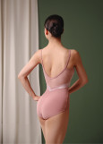 POESIE - Купальник LUNA бретели, кокетка нейлон+сетка флок, nostalgia rose, S