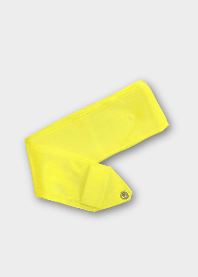 Набір стрічок для гімнастики SASAKI MJ-760S, 3м сатин-шовк, Yellow (Y), 3m