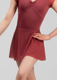SYMPHONY - Хитон на запах OLIVERIA, сетка сетка, french rose, XS(32см)