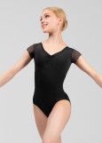 Купальник з коротким рукавом LEIA нейлон+сітка, black, M