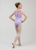 MINI MOVES - К-к майка MIMI микрополиамид+сетка флок, lilac, 152см