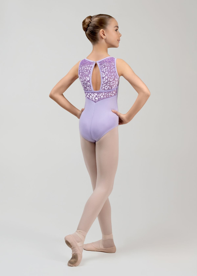 MINI MOVES - К-к майка MIMI микрополиамид+сетка флок, lilac, 152см